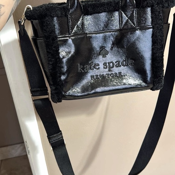 kate spade Handbags - Kate Spade Black Patent Leather Shoulder Bag